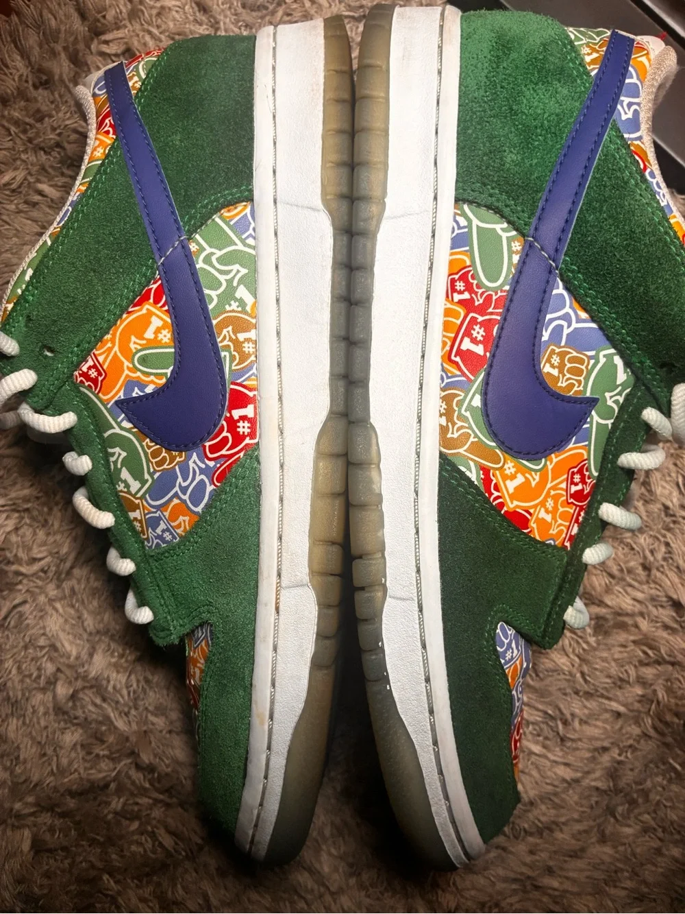 Nike Dunk Low “Foam Finger”. Rare and pristine pair of dunks you need to have.
